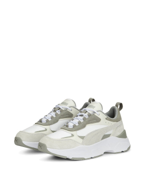 Жіночі кросівки PUMA Cassia Mix із штучної шкіри білі - фото 2 - Miraton