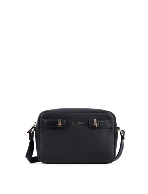 Женская сумка camera bag LIU JO из экокожи черная - фото 1 - Miraton