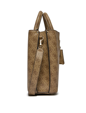 Жіноча сумка тоут Guess з екошкіри бежева - фото 3 - Miraton