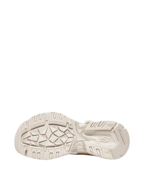 Жіночі сандалі Skechers Stamina V2 тканинні молочного кольору - фото 5 - Miraton
