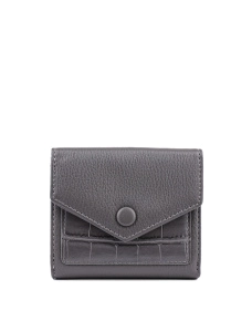 Жіночий гаманець MIRATON з екошкіри сірий - фото  - Miraton