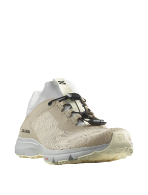 Женские кроссовки Salomon Amphib Bold тканевые бежевые - фото 4 - Miraton