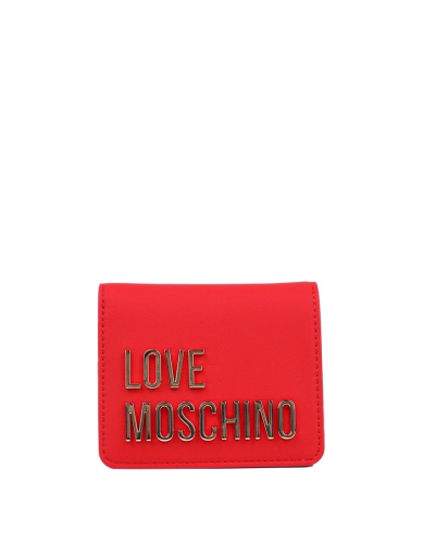 Женский кошелек Love Moschino из экокожи красный фото 1