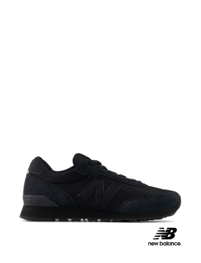 Чоловічі кросівки New Balance 515 замшеві чорні - фото 1 - Miraton