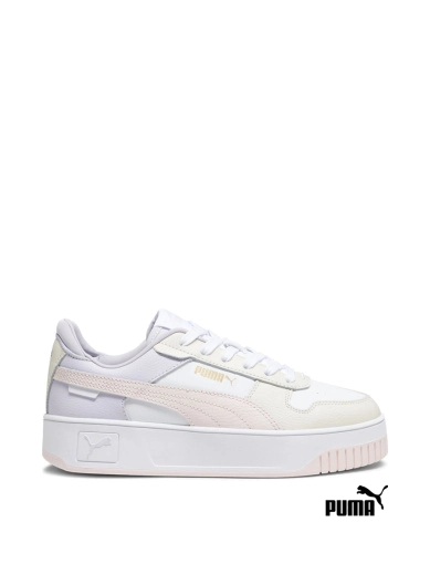 Жіночі кеди PUMA Carina Street із штучної шкіри білі фото 1