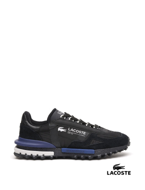 Чоловічі кросівки Lacoste Elite Active Sneakers чорні велюрові - фото 1 - Miraton