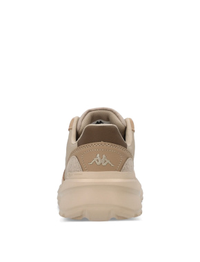 Женские кроссовки Kappa Selecto 4.0 из экокожи бежевые - фото 4 - Miraton
