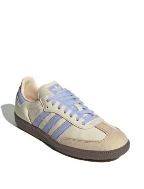 Жіночі кеди Adidas Samba OG шкіряні молочного кольору - фото 3 - Miraton