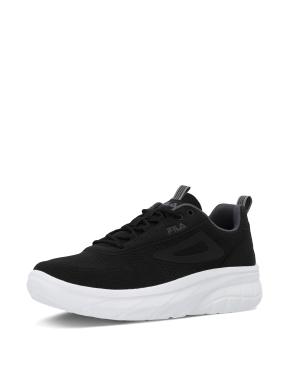 Чоловічі кросівки FILA Base 3. 0 Mesh тканинні чорні - фото 3 - Miraton