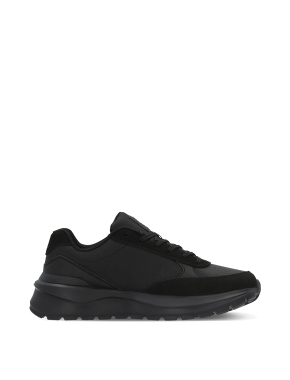 Мужские кроссовки Kappa Selecto 4.0 из экокожи черные - фото 5 - Miraton