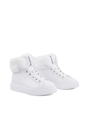 Жіночі кеди Guess білі FL8HISLEA12 - фото 2 - Miraton