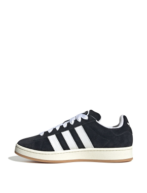 Жіночі кеди Adidas Campus замшеві чорні - фото 2 - Miraton