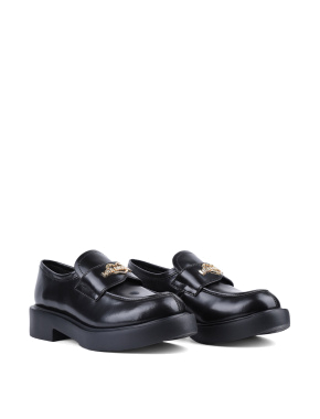 Жіночі туфлі Love Moschino шкіряні чорні - фото 4 - Miraton