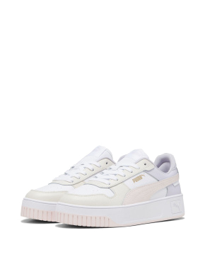 Женские кеды PUMA Carina Street из искусственной кожи белые - фото 3 - Miraton