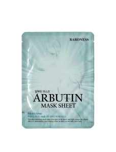 Baroness маска тканевая для лица с арбутином для лица - фото  - Miraton