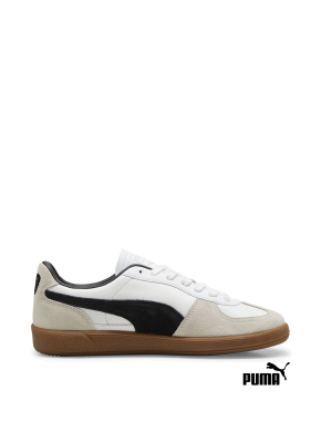 Жіночі кеди PUMA Palermo Sneakers замшеві білі - фото 1 - Miraton