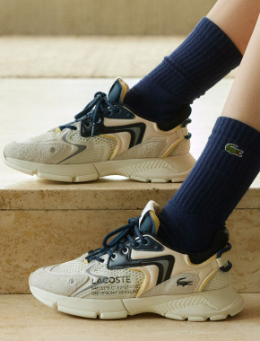 Жіночі кросівки Lacoste L003 Neo Trainers велюрові білі - фото 8 - Miraton