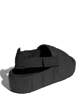 Женские сандалии Adidas Adilette 22 XLG резиновые черные - фото 3 - Miraton
