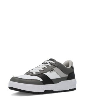 Мужские кеды FILA из искусственной кожи белые - фото 2 - Miraton