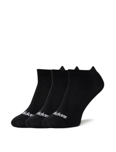 Короткие носки Adidas тканевые черные - фото  - Miraton
