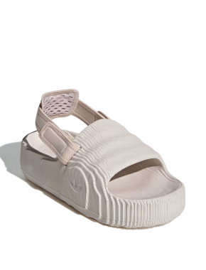 Жіночі сандалі Adidas Adilette 22 XLG гумові бежеві - фото 3 - Miraton