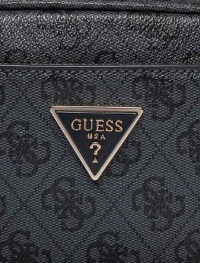 Женская сумка Guess из экокожи серая - фото 4 - Miraton