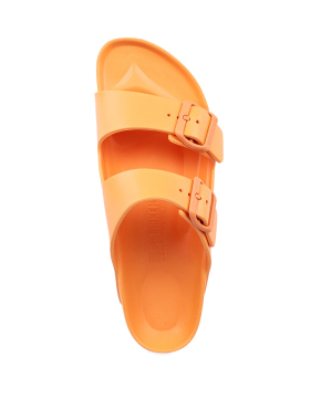 Женские шлепанцы BIRKENSTOCK оранжевые - фото 4 - Miraton