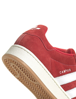 Жіночі кеди Adidas Campus замшеві червоні - фото 7 - Miraton