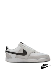 Чоловічі кеди Nike Court Vision Low шкіряні сірі - фото  - Miraton