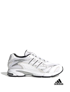 Мужские кроссовки Adidas Temper Run 2.0 из экокожи серебряного цвета - фото  - Miraton