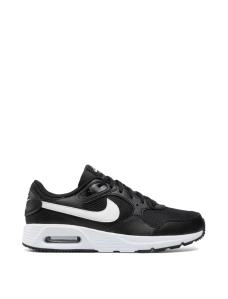 Чоловічі кросівки Nike Air Max з екошкіри чорні - фото  - Miraton