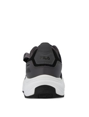 Мужские кроссовки FILA из искусственной кожи черные - фото 4 - Miraton