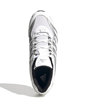 Мужские кроссовки Adidas Temper Run 2.0 из экокожи серебряного цвета - фото 5 - Miraton
