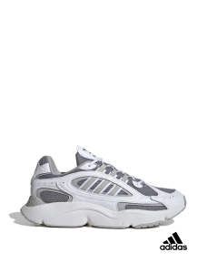 Чоловічі кросівки Adidas OZMILLEN з екошкіри білі - фото  - Miraton