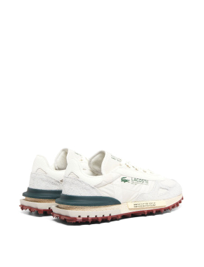 Мужские кроссовки Lacoste велюровые белые - фото 3 - Miraton