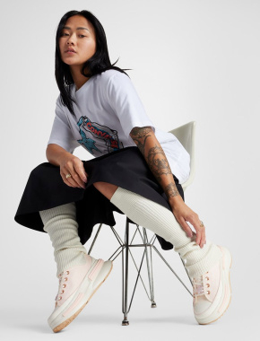 Жіночі кеди Converse RUN STAR LEGACY тканинні рожеві - фото 7 - Miraton