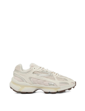 Мужские кроссовки Lacoste L003 Neo кожаные бежевые - фото 1 - Miraton