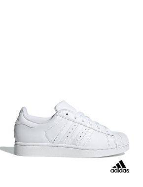 Жіночі кеди Adidas Superstar II шкіряні білі - фото 1 - Miraton