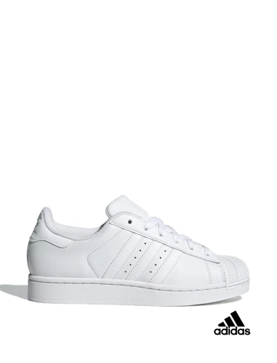 Женские кеды Adidas Superstar II кожаные белые фото 1