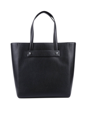 Женская сумка тоут DKNY из экокожи черная - фото 3 - Miraton