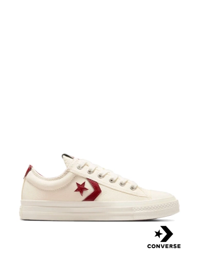 Жіночі кеди Converse Star Player шкіряні молочного кольору фото 1