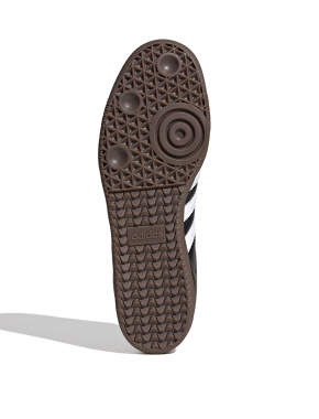 Жіночі кеди Adidas Samba шкіряні чорні - фото 8 - Miraton