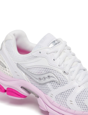 Жіночі кросівки Saucony Progrid Triumph тканинні білі - фото 7 - Miraton