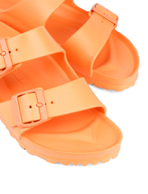Женские шлепанцы BIRKENSTOCK оранжевые - фото 5 - Miraton