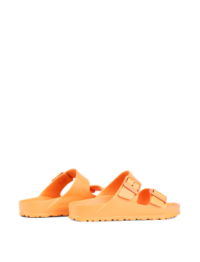 Женские шлепанцы BIRKENSTOCK оранжевые - фото 3 - Miraton