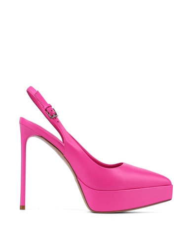 Женские туфли MIRATON кожаные розовые фото 1