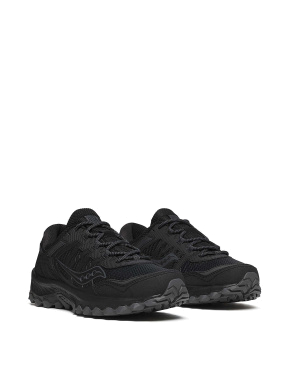 Мужские кроссовки Saucony GRID PEAK тканевые черные - фото 3 - Miraton