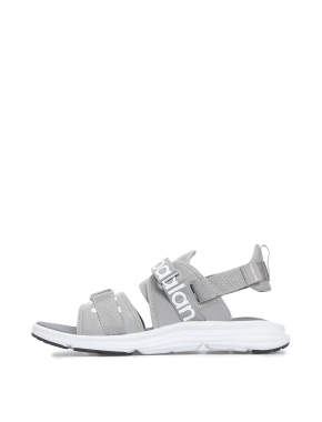 Мужские сандалии New Balance 750 из экокожи серые - фото 1 - Miraton