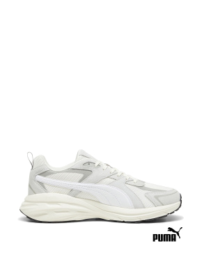 Мужские кроссовки PUMA Hypnotic LS Sneakers из искусственной кожи серые - фото 1 - Miraton