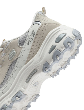 Жіночі кросівки Skechers шкіряні бежеві - фото 7 - Miraton